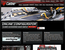 Tablet Screenshot of caliberproductsinc.com